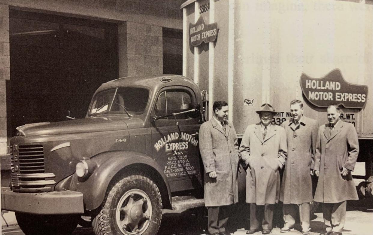 Charles, John, Gerald, Robert from Holland Motor Express.