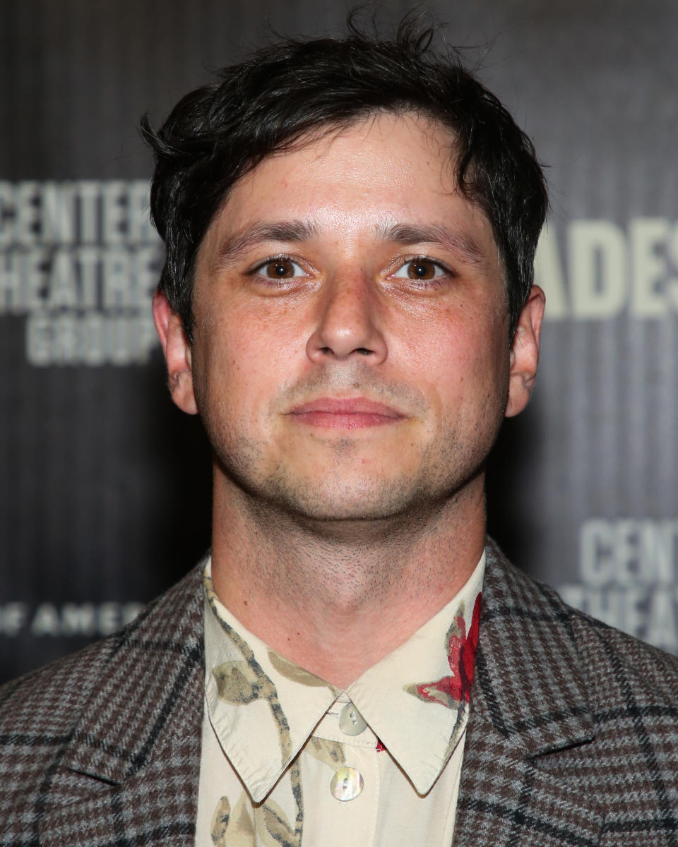 Raviv Ullman poses at the "Hadestown" opening night on April 27, 2022