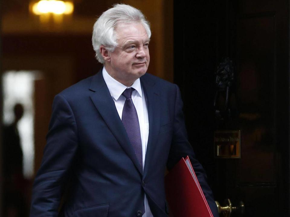 David Davis has said he wants the issue resolved by October (AP)