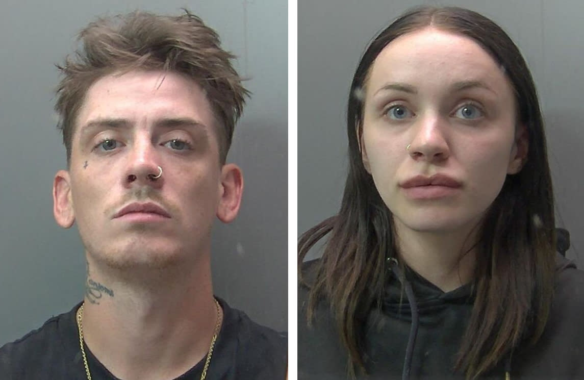 Eddie Ransome, 29, and Jodi Dawkin, 24, were both jailed. (SWNS)