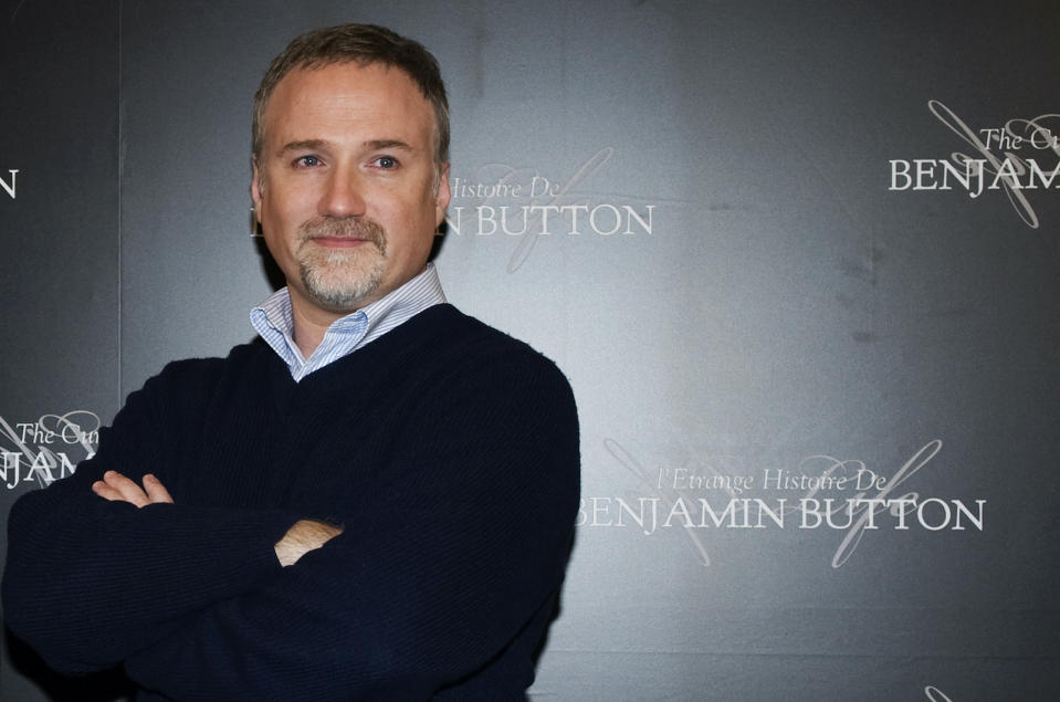 Director David Fincher poses for photographers during a photocall for his film 