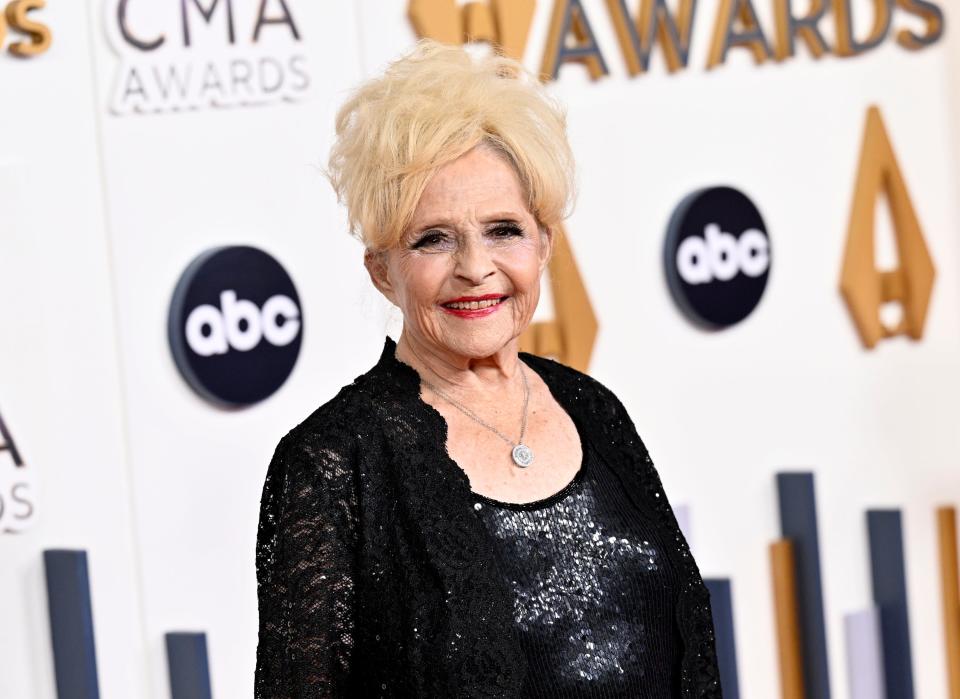 Brenda Lee arrives at the 57th Annual CMA Awards on Nov. 8, 2023, at the Bridgestone Arena in Nashville, Tenn.