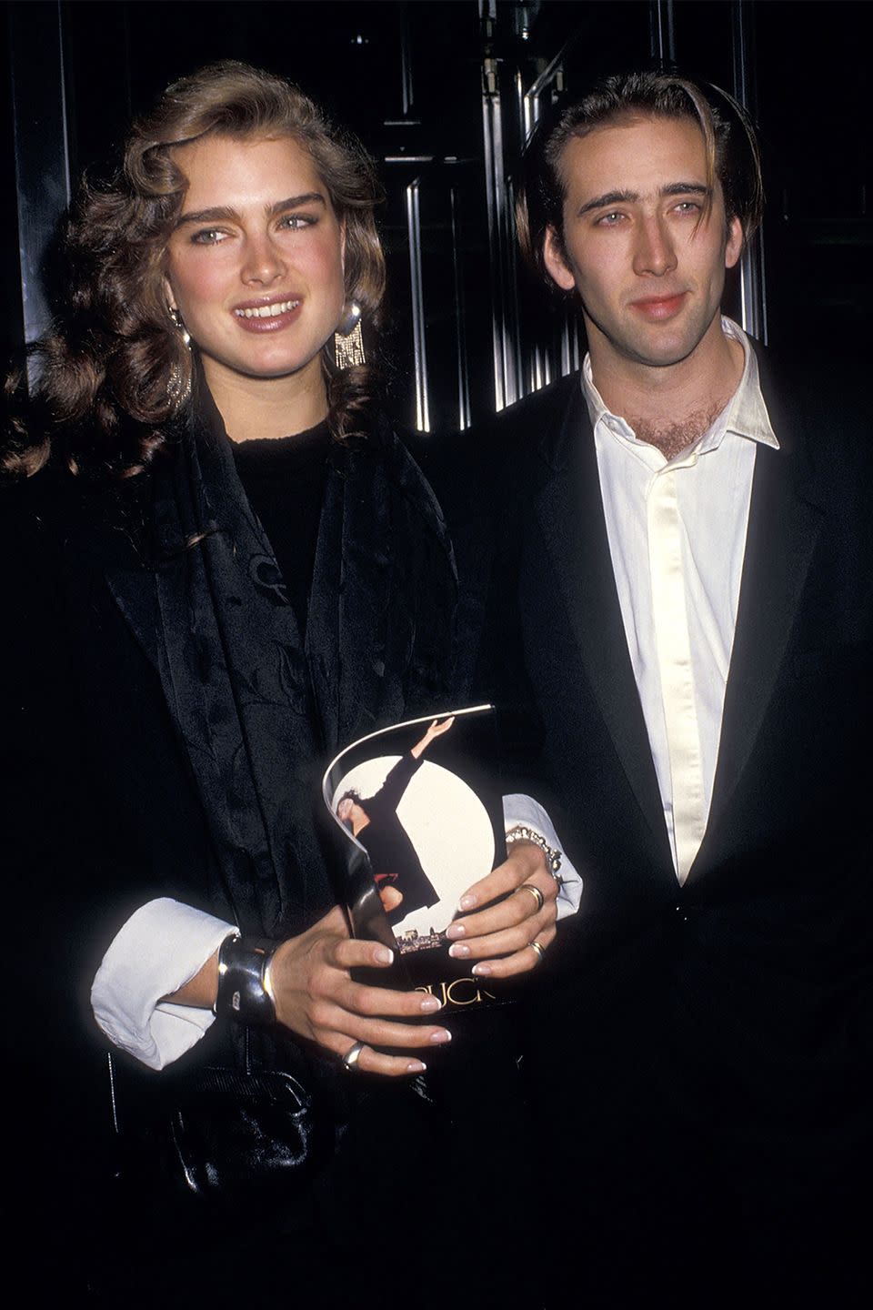 Brooke Shields and Nicolas Cage