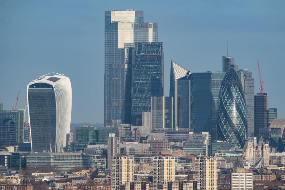 City of London skyline (Dominic Lipinski/PA) (PA Archive)