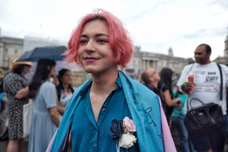 Central London was flooded with supporters (Angela Christofilou)