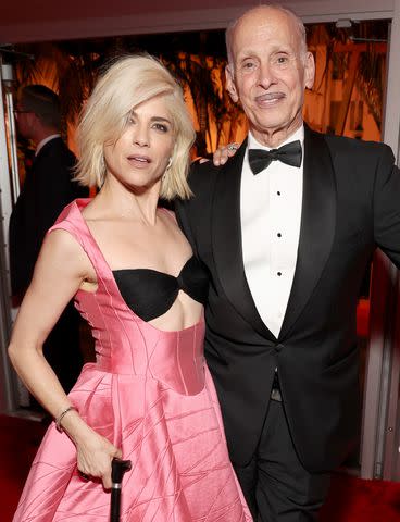 <p>Kevin Mazur/VF24/WireImage</p> Selma Blair and John Waters in Beverly Hills in March 2024