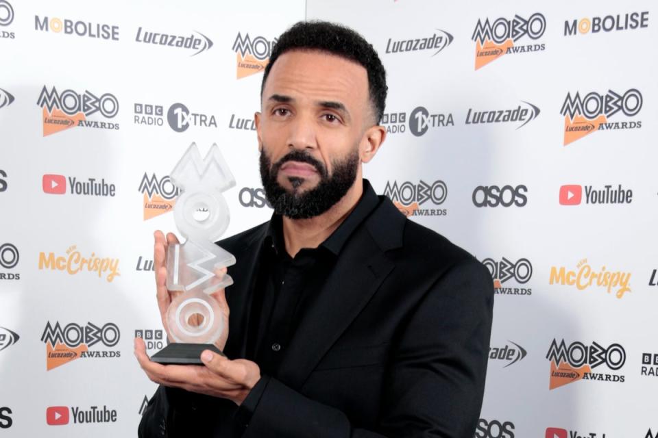 The MOBO Awards 2022 - Winners: Craig David (Getty Images)