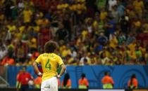 Brazil's David Luiz reacts after the 2014 World Cup third-place playoff between Brazil and the Netherlands at the Brasilia national stadium in Brasilia July 12, 2014. REUTERS/Jorge Silva