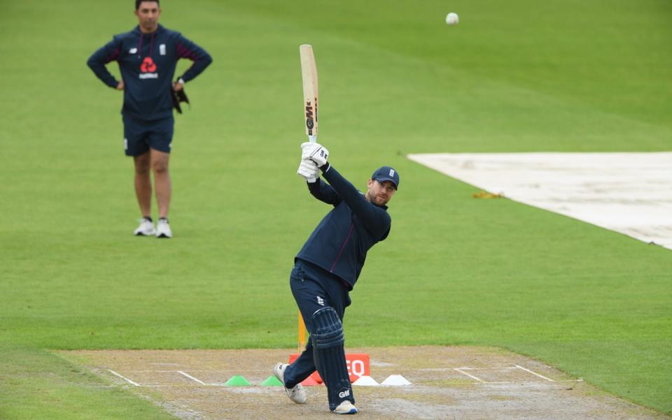 Dawid Malan training ahead of the first T20 - GETTY IMAGES