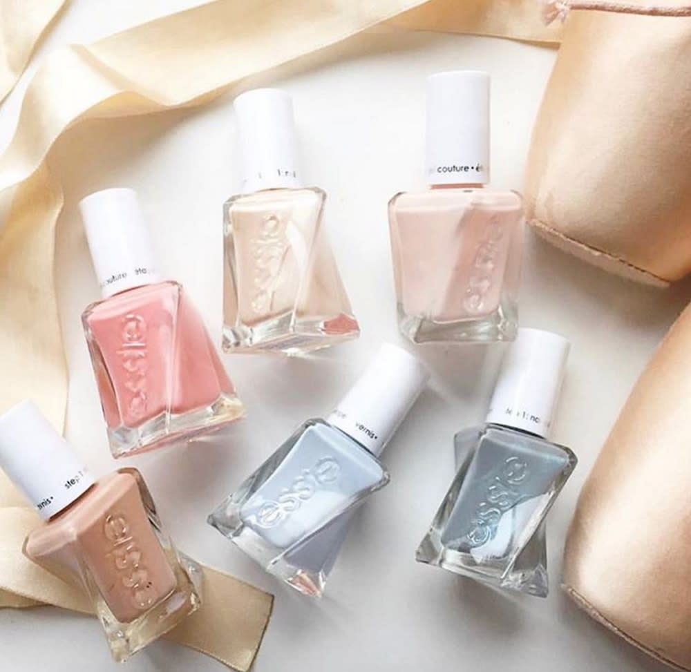 ballerina-inspired gel Essie\'s collection polish is nail pointe” new “en