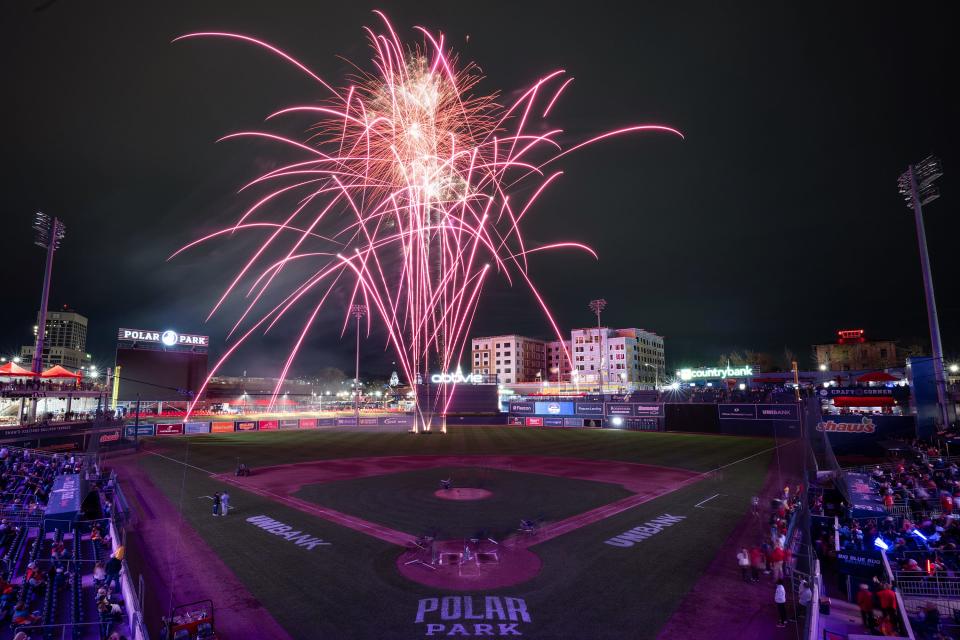 Polar Park fireworks are on tap for Friday night,