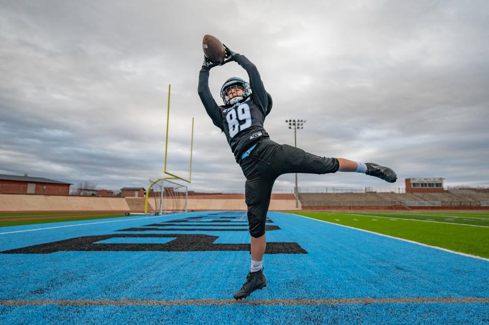 Pueblo West High School senior Alex Smith hopes to inspire more girls to participate in high school football.