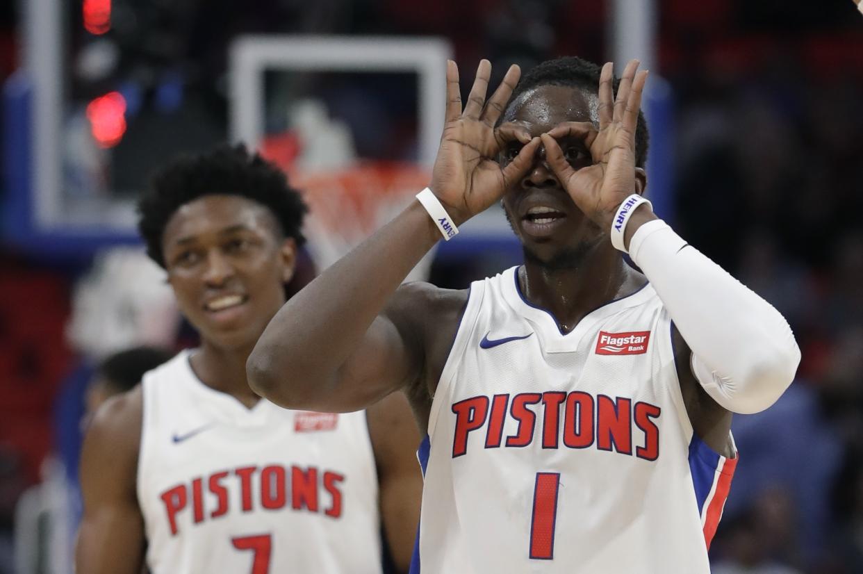 Don’t look now, but Reggie Jackson and the Pistons have the East’s second-best record. (AP)