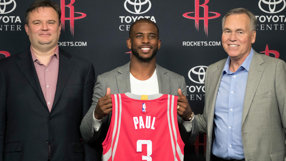 Daryl Morey, Chris Paul and Mike D'Antoni will run it back this season ... but did they miss their best shot at Golden State?