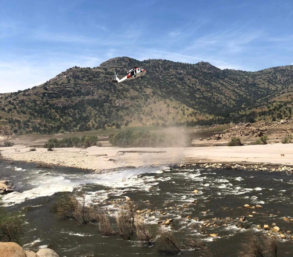 Tulare County deputies responded to a water rescue on Friday, April 28, 2023.