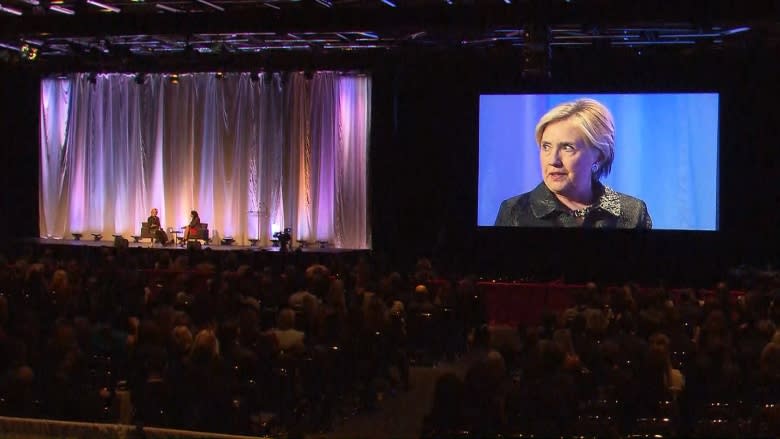 Hillary Clinton talks election loss, new book and inspiring women in Montreal