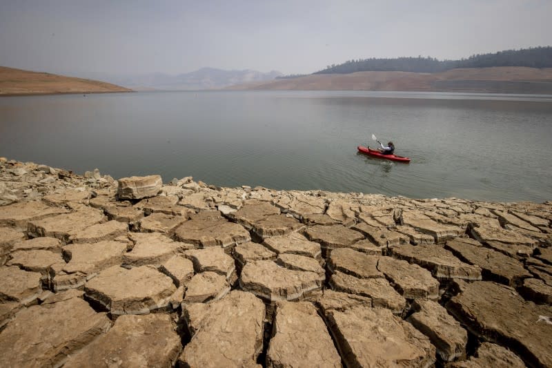 2021年第26屆聯合國氣候變遷大會（COP26），極端天氣、乾旱威脅人類生存。（AP）