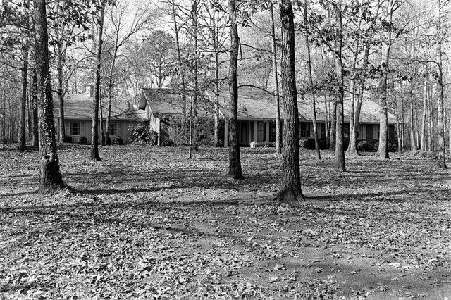 <p>Guy DeLort/WWD/Penske Media via Getty</p> The Carters' Plains, Georgia, home in 1976