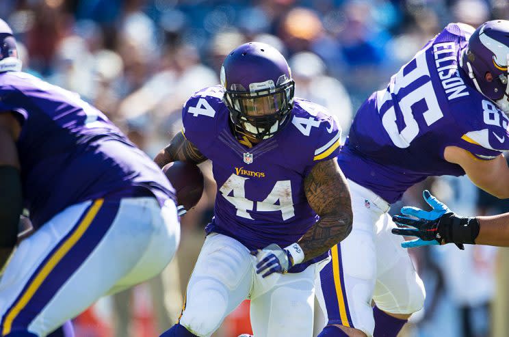 Matt Asiata, master of the 3-yard gain (Getty Images)