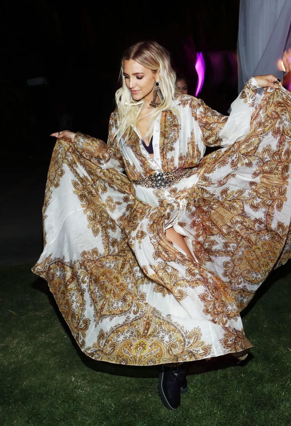 <p>Attending NYLON's Midnight Garden Party at Coachella (presented by Ketel One Botanical) on April 12, 2019.</p>