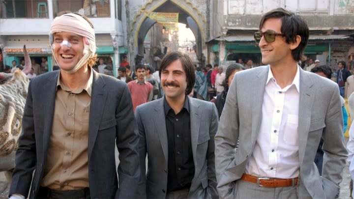 The cast of The Darjeeling Limited.