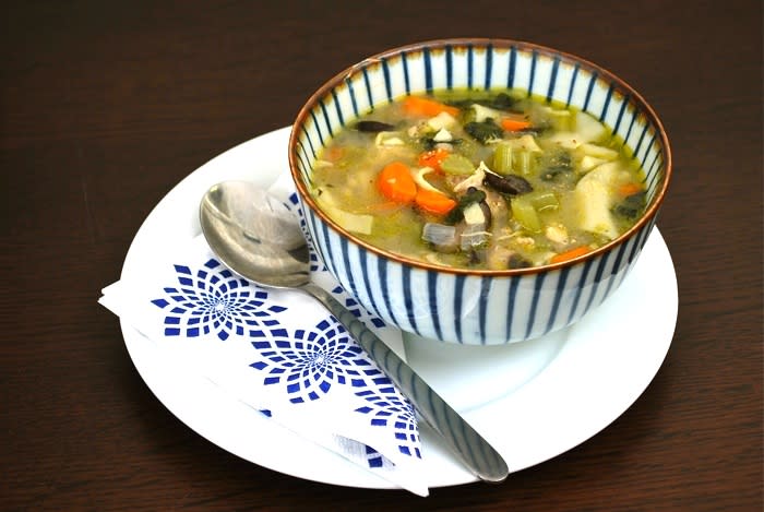 Vegetable Kale Chicken Soup