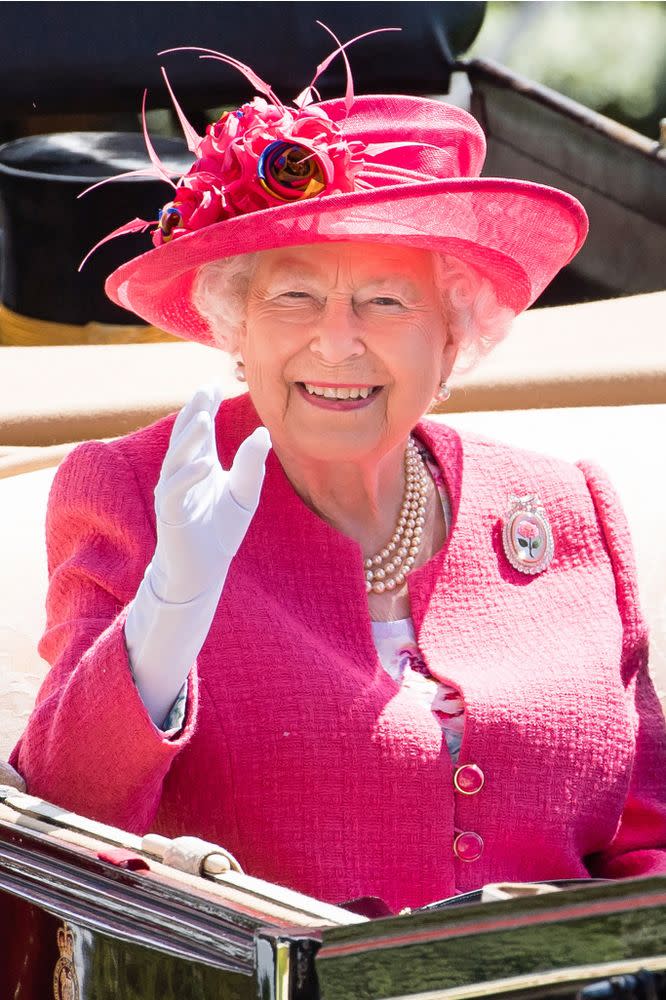 Queen Elizabeth at Royal Ascot on June 21, 2108.