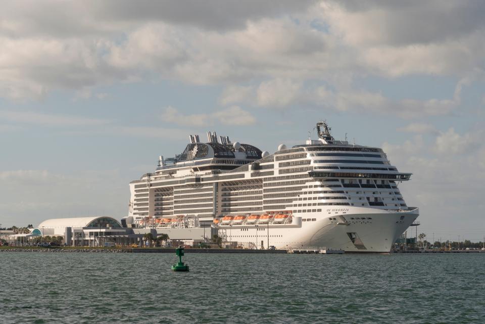 Cruise ship in the Port of Canaveral.