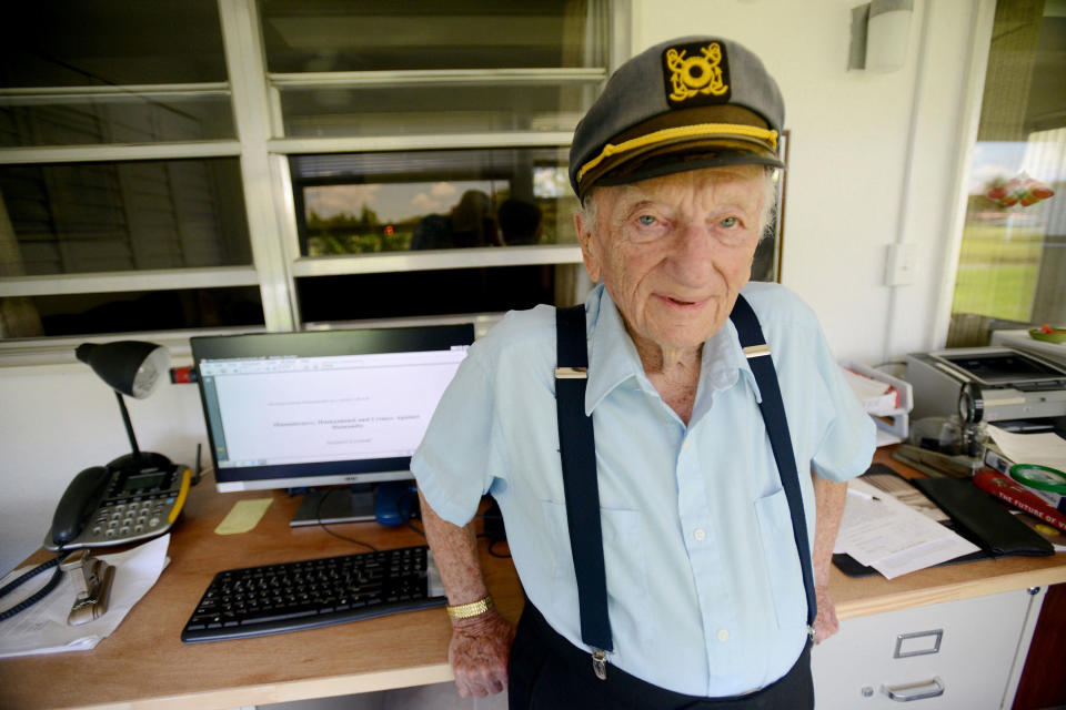 Benjamin Ferencz, at home in Delray Beach, Fla., in 2015.