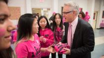 'Pink everywhere': Scarborough high school stands up to bullying