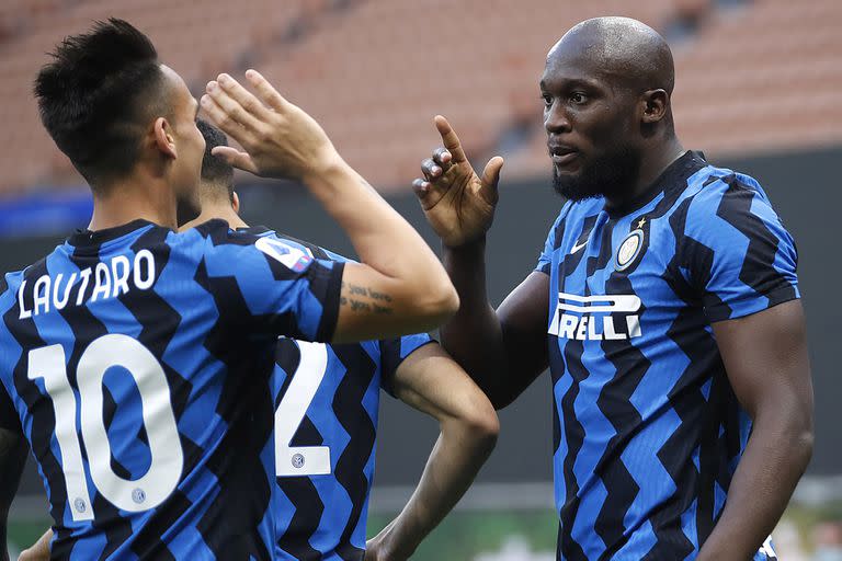 Romelu Lukaku y Lautaro Martínez ya hicieron dupla en Inter y se reencontrarían para seguir rompiendo redes