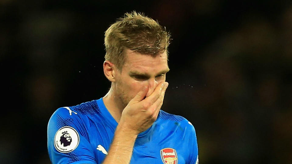 Per Mertesacker has joined Mikel Arteta in the ranks of Arsenal’s non-playing captains.