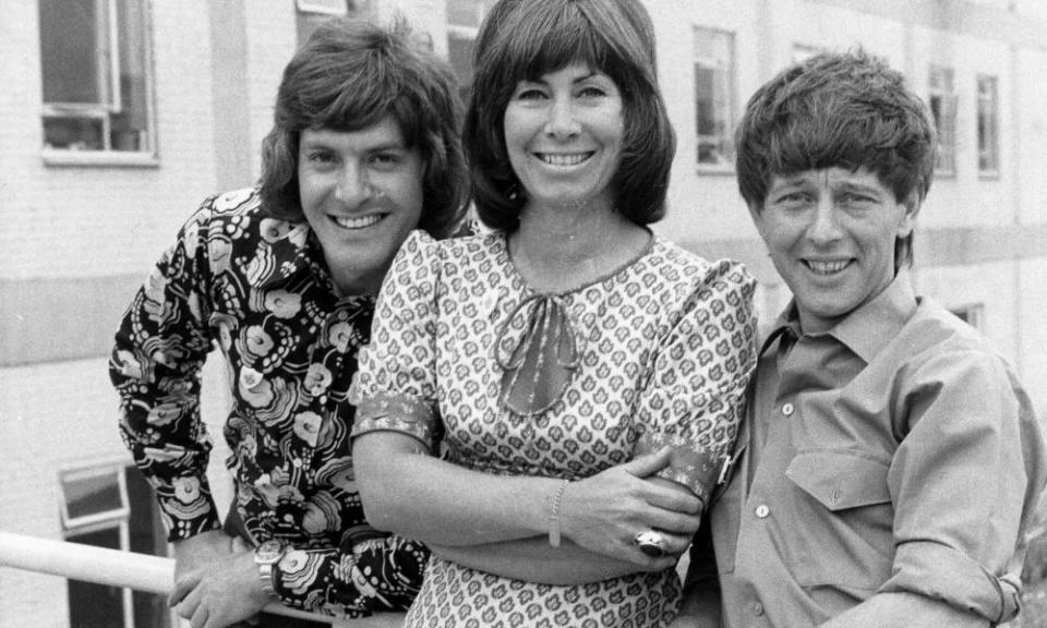 Noakes (right) with fellow Blue Peter presenters Peter Purves and Valerie Singleton