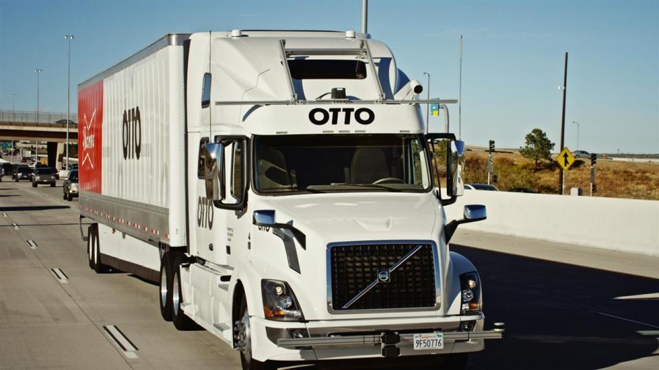 Otto is an Uber-owned self-driving truck company.