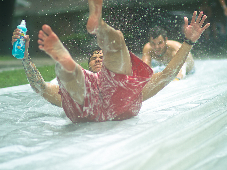 slip slide fall