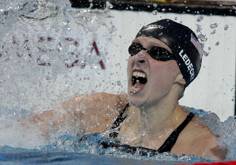 Katie Ledecky may be the most dominant athlete of her generation. (AP Photo)