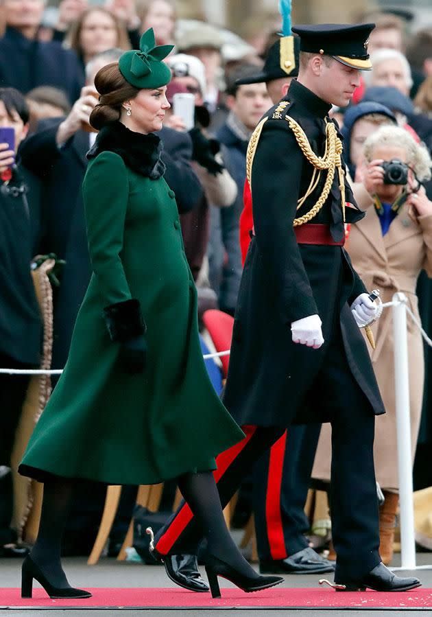 The boy is Kate and Wills' third child and is fifth in line to the throne. Photo: Getty