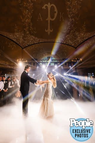 <p>John Bacolo - Gabelli Studio </p> Steelers QB Kenny Pickett and Amy Paternoster at their wedding in New Jersey on June 24, 2023