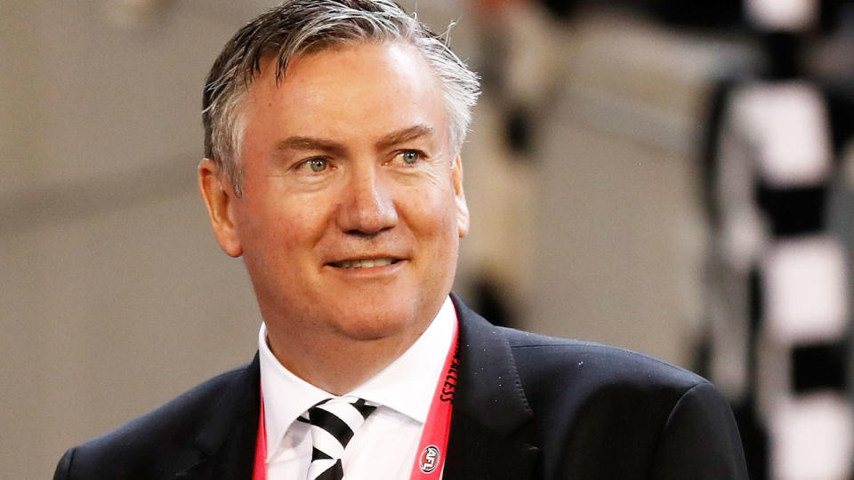 Seen here, Eddie McGuire during his time as Collingwood president. 