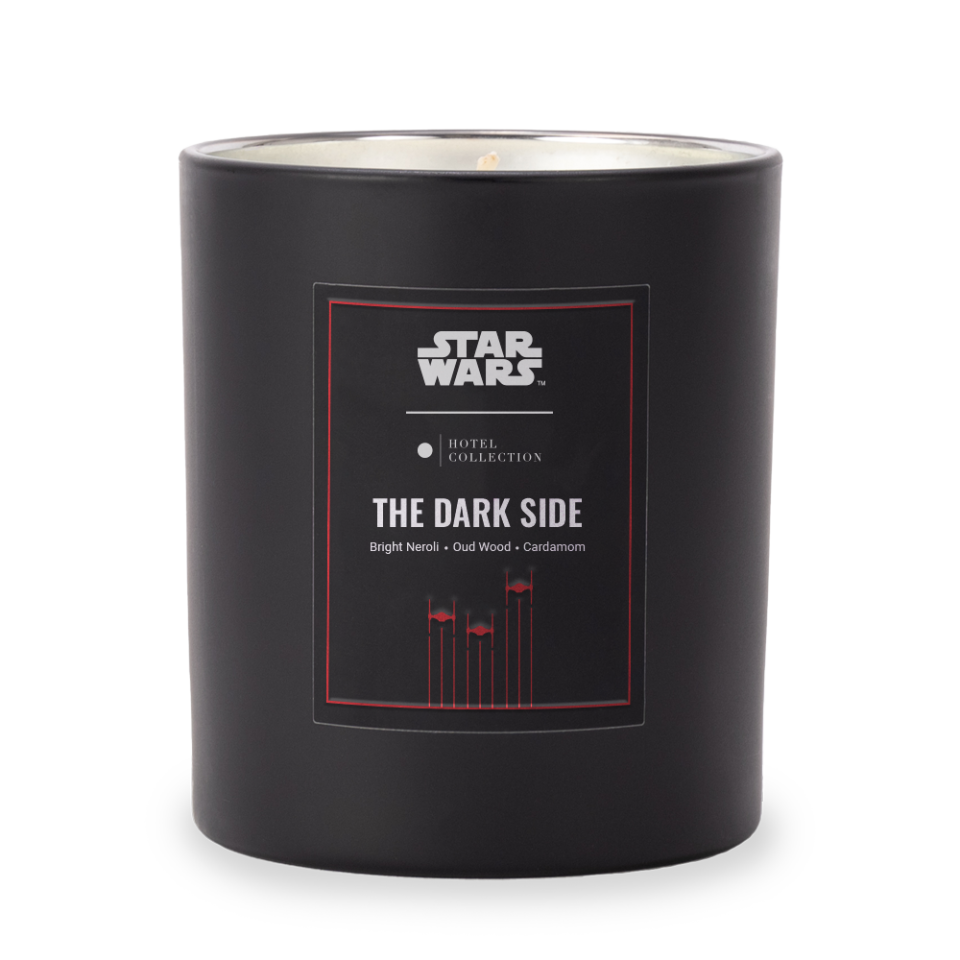 <p><a href="https://go.redirectingat.com?id=74968X1596630&url=https%3A%2F%2Fwww.hotelcollection.com%2Fproducts%2Fclassic-dark-side-candle%3Fvariant%3D44569862471846&sref=https%3A%2F%2Fwww.bestproducts.com%2Flifestyle%2Fg624%2Fstar-wars-stuff%2F" rel="nofollow noopener" target="_blank" data-ylk="slk:Shop Now;elm:context_link;itc:0;sec:content-canvas" class="link ">Shop Now</a></p><p>Classic Dark Side Candle</p><p>hotelcollection.com</p><p>$34.97</p><span class="copyright">Hotel Collection</span>