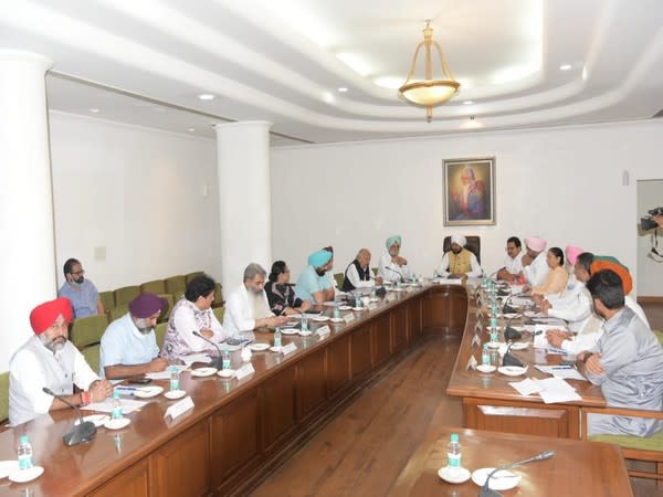 Punjab CM Charanjit Singh Channi convening meeting with Council of Ministers (photo/ANI)