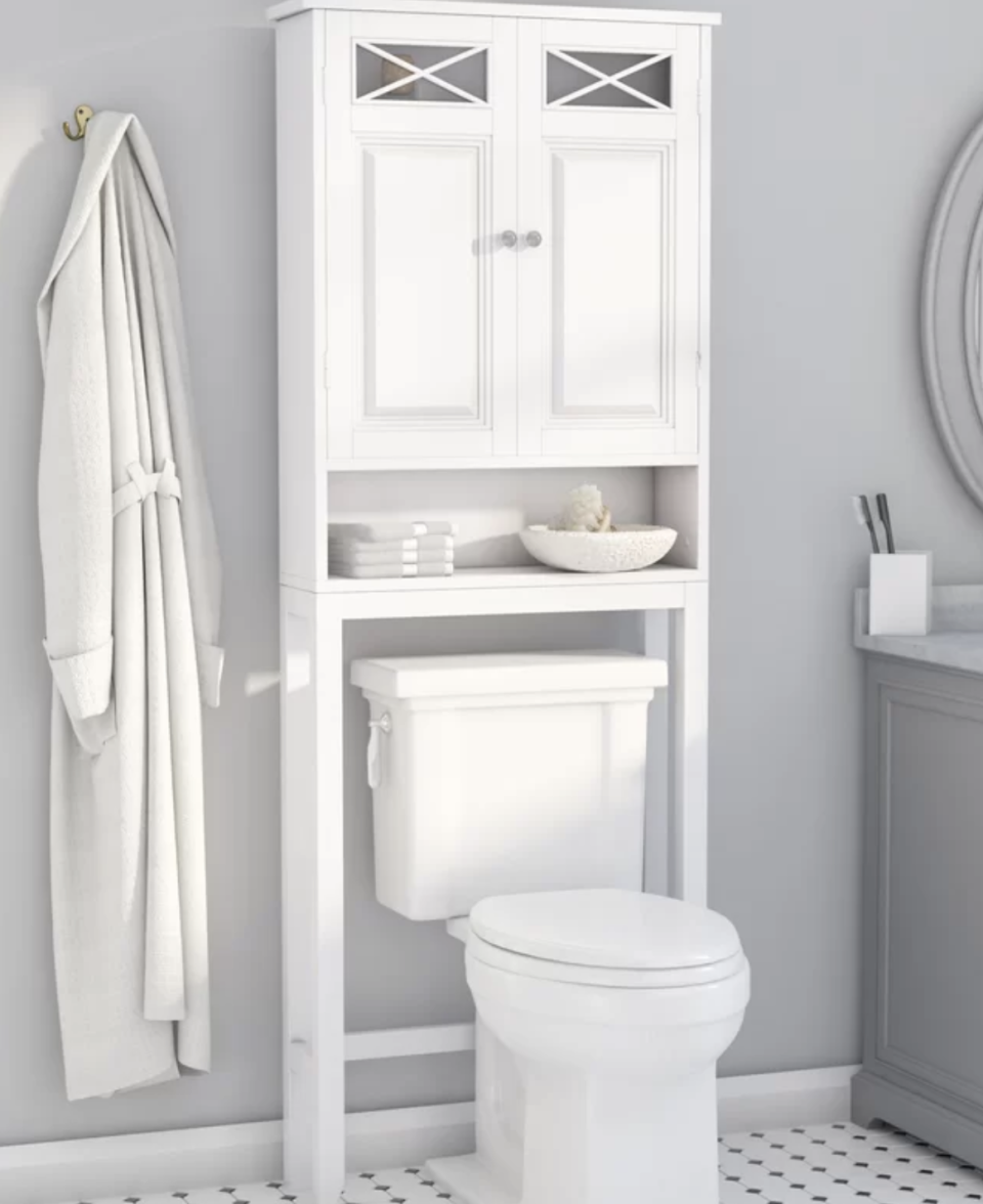 Handle the overflow from your medicine cabinet with grace. (Photo: Wayfair)