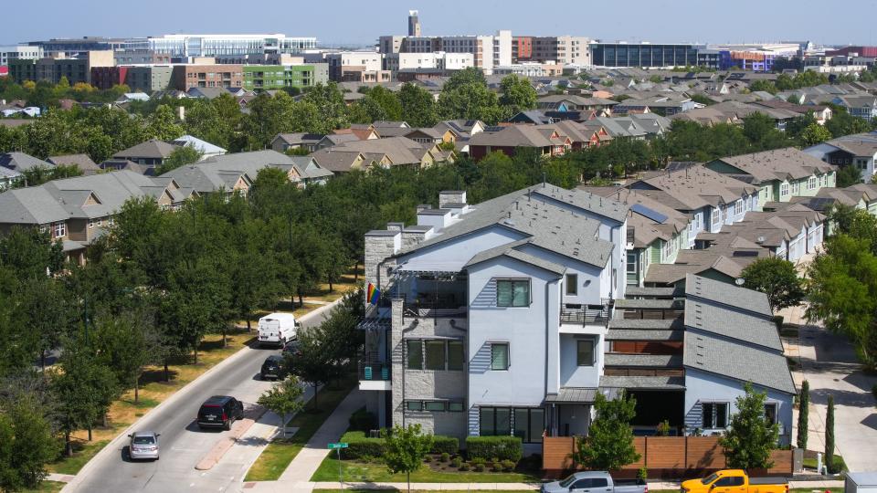 Just northeast of downtown Austin, the Mueller mixed-use development on Austin's former 700-acre airport site has grown over the years with homes, condos, apartments, retail and Dell Children's Medical Center at Ascension Seton.