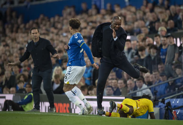 Después del partido, Patrick Vieira se negó al hablar de los hechos de violencia que lo tuvieron como protagonista