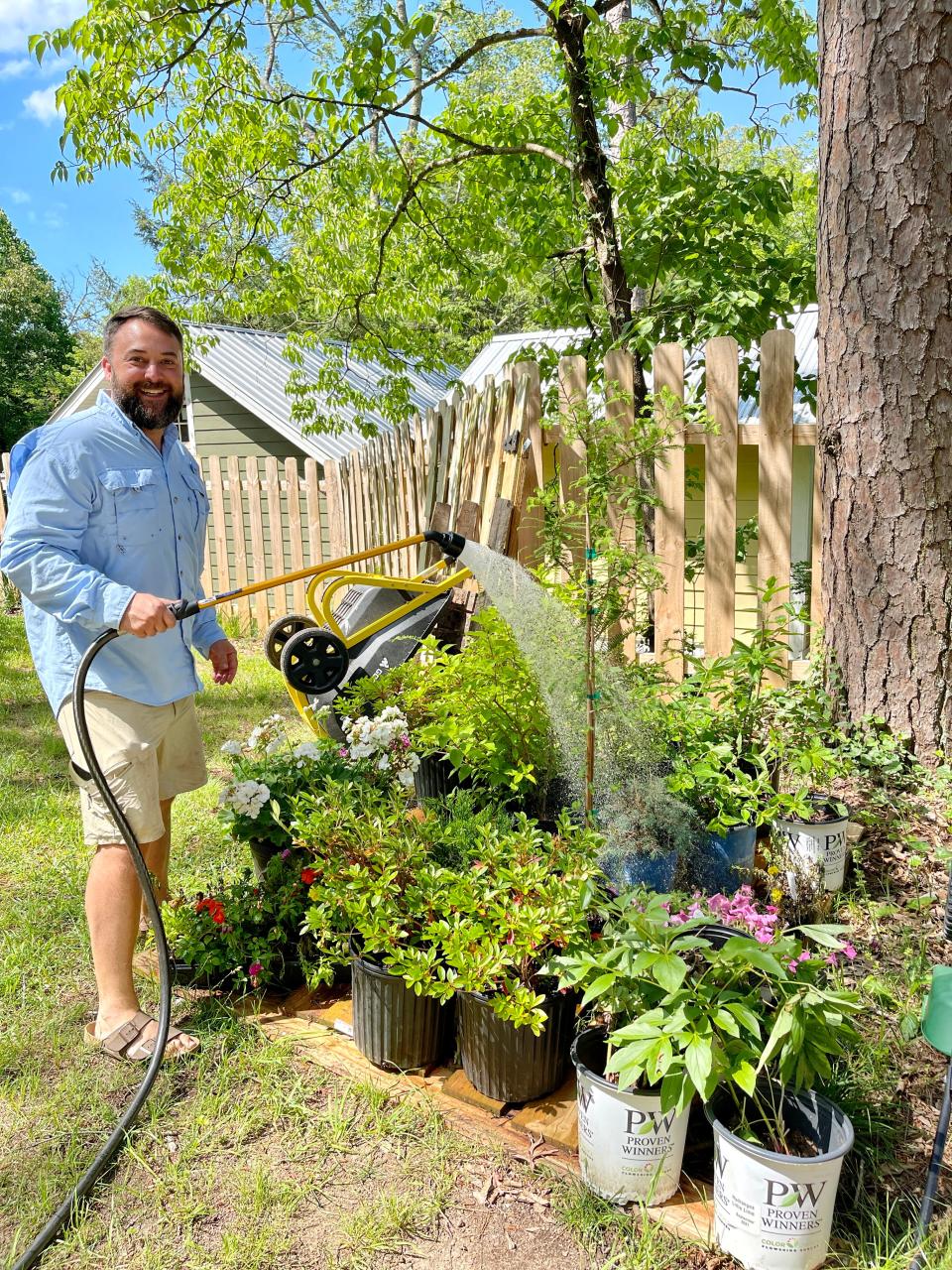 “I have told everybody I cannot do counseling without my landscaping,” said certified counselor and landscaper Alex Gottfried. “I have to work with my hands and be in the soil and in the dirt and see change immediately for me to continue to work with folks.”