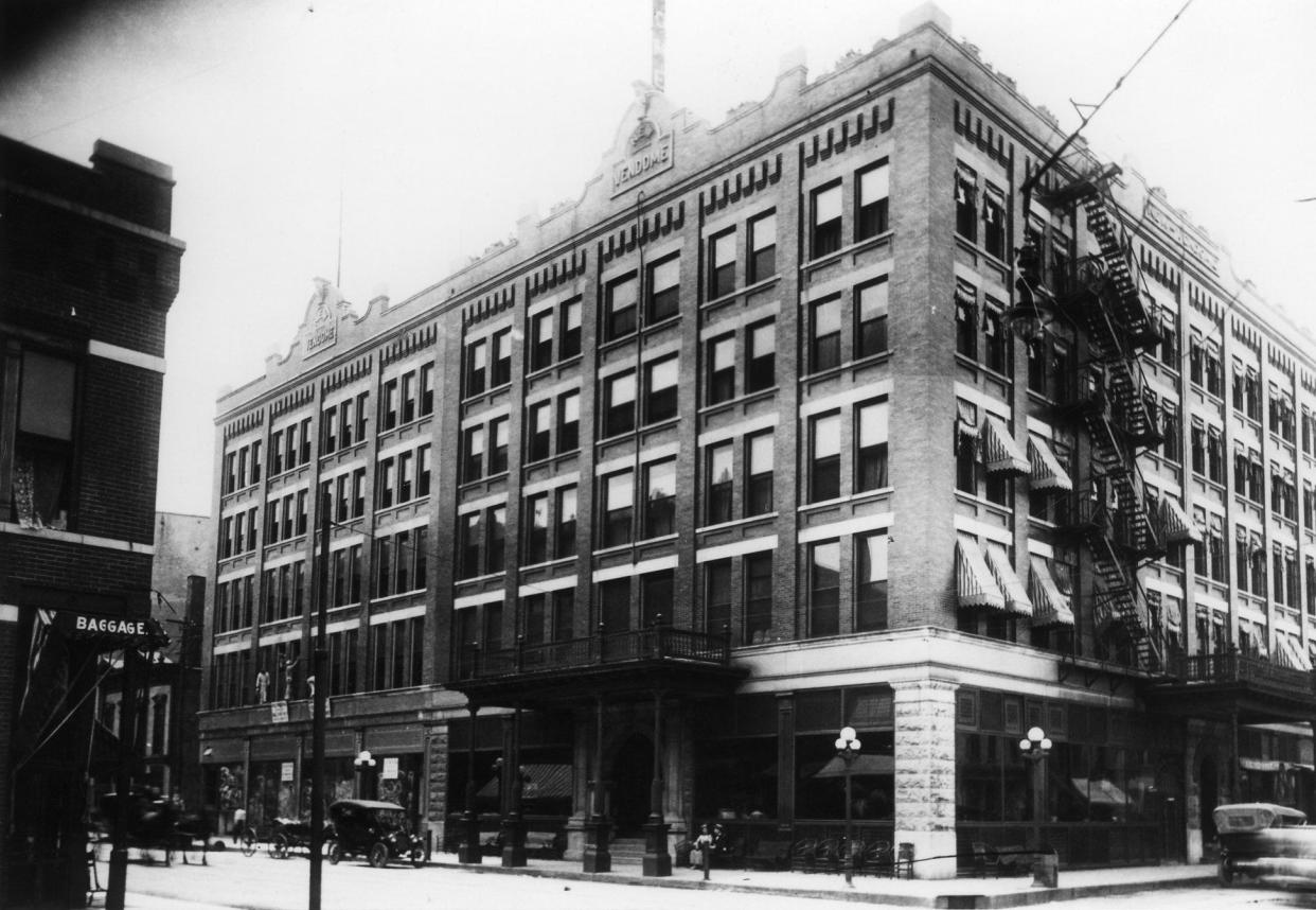 The Vendome Hotel is seen in the 1920s. It was briefly the home of D.C. Stephenson, the eventual Grand Dragon the Ku Klux Klan. Stephenson and 1920s Evansville are featured heavily in "A Fever in the Heartland," a best-selling book by Timothy Egan.