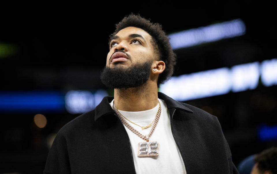 Karl-Anthony Towns hasn’t played since early March while recovering from knee surgery