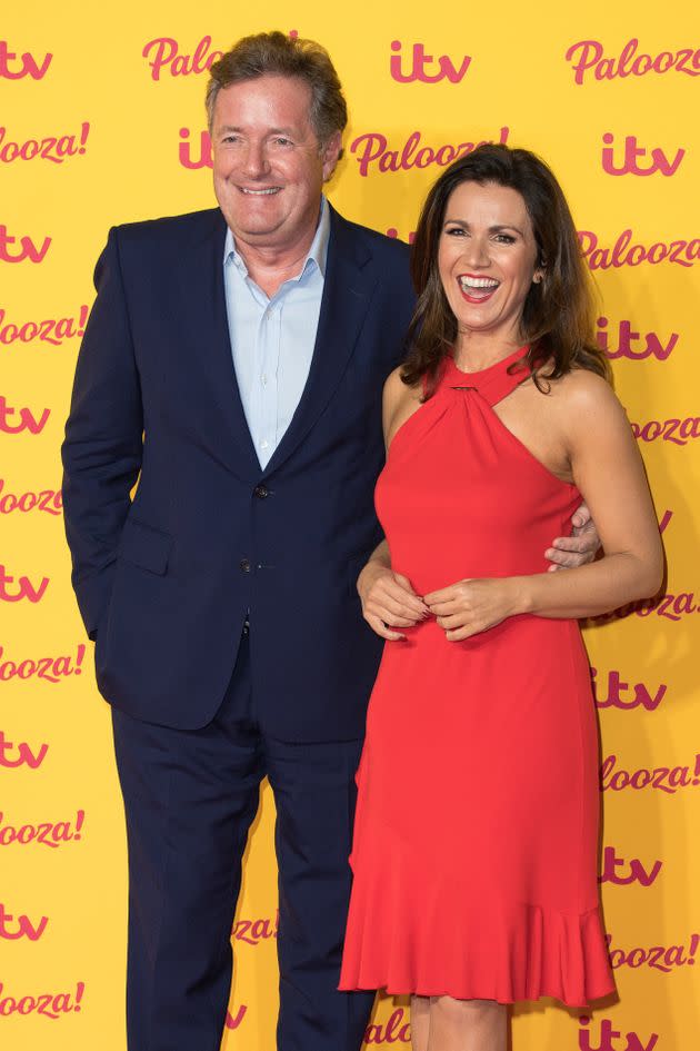 Piers Morgan and Susanna Reid pictured in 2018 (Photo: Jeff Spicer via Getty Images)