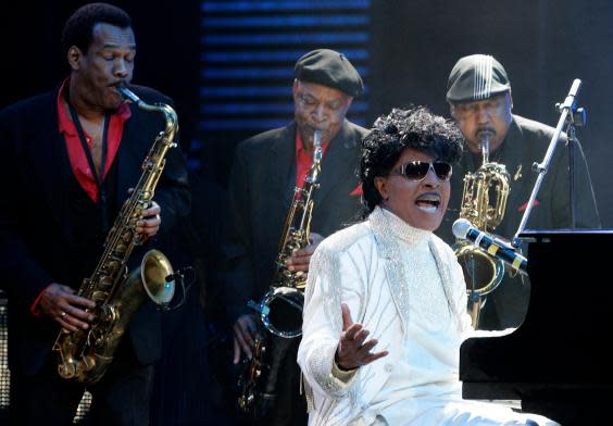 Richard performs at The Domino Effect, a tribute concert to Fats Domino in New Orleans, 2009 (AP)