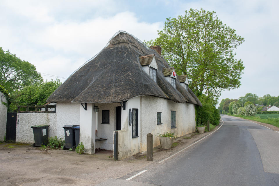 A cannabis factory was found at a couple’s thatched cottage home (Picture: SWNS)